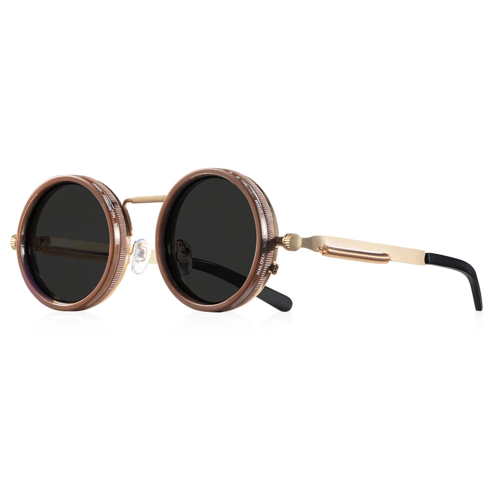 Polarized round Sunglasses Adjustable