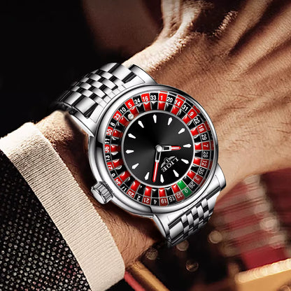 Fashion Men Watch Rotating Roulette