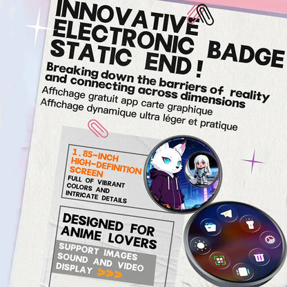 For E-Badge Display Pin Electronic 