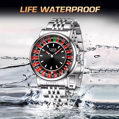 Fashion Men Watch Rotating Roulette