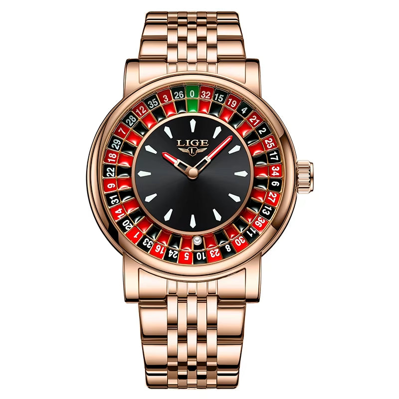 Fashion Men Watch Rotating Roulette