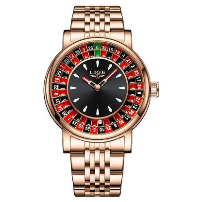 Fashion Men Watch Rotating Roulette