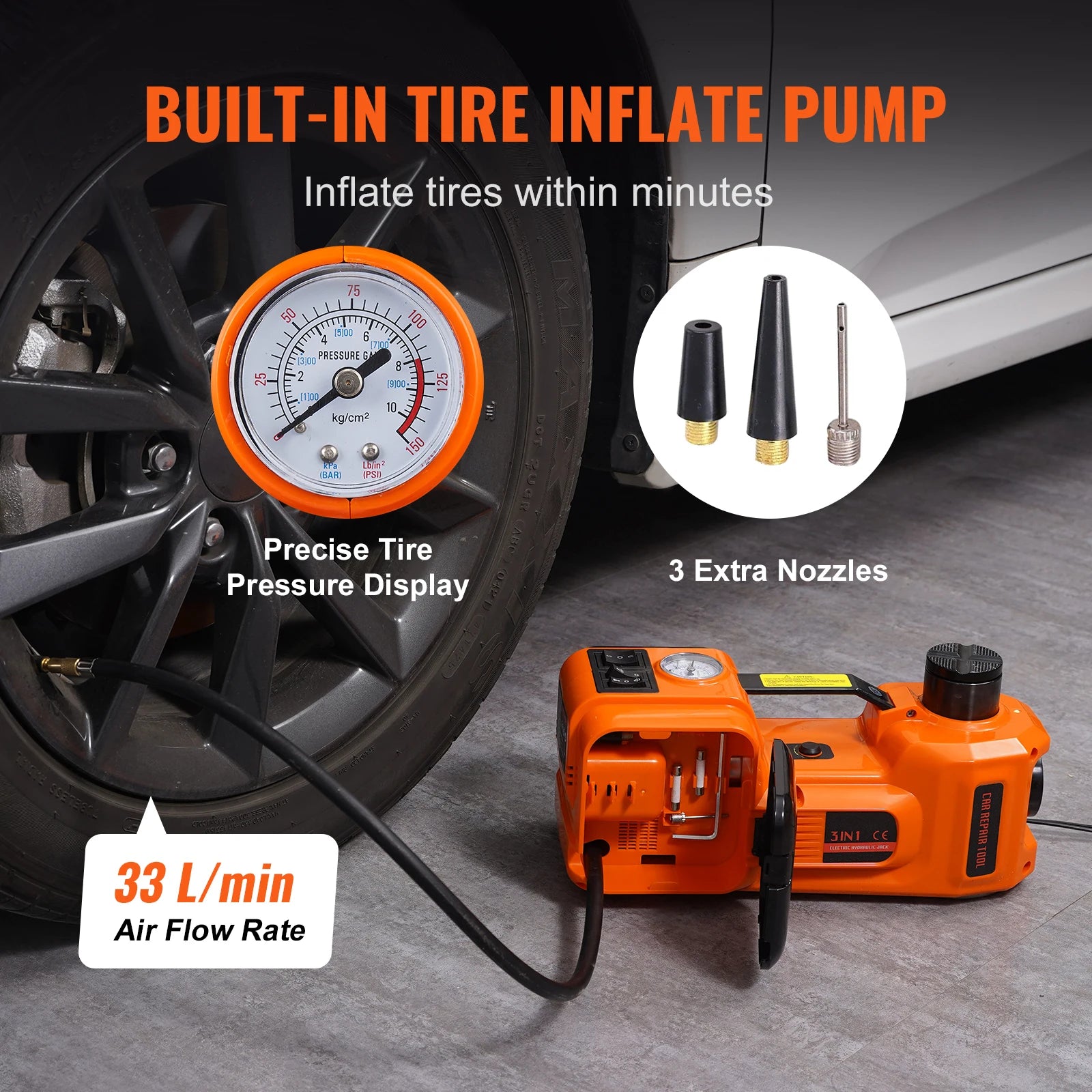 Electric Car Jack portable 