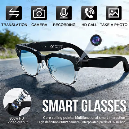  Camera Smart Glasses Video 