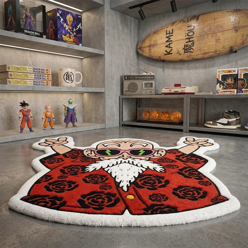 Master Roshi Dragon Ball Polyester Rug 