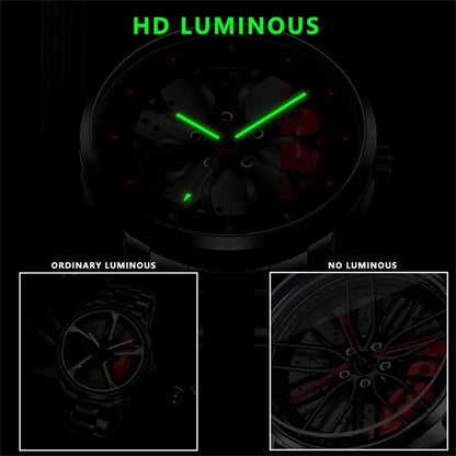 Fashion Mens Car Wheel Watches 