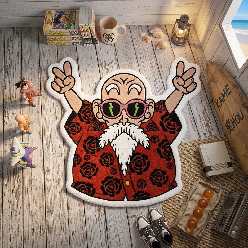 Master Roshi Dragon Ball Polyester Rug 
