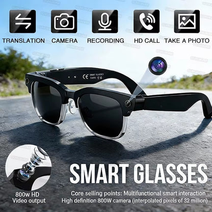  Camera Smart Glasses Video 
