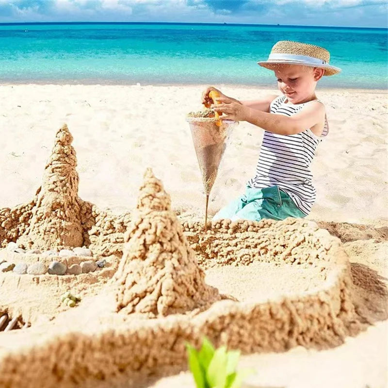 Beach Children Wash Sand Overflow Funnel 