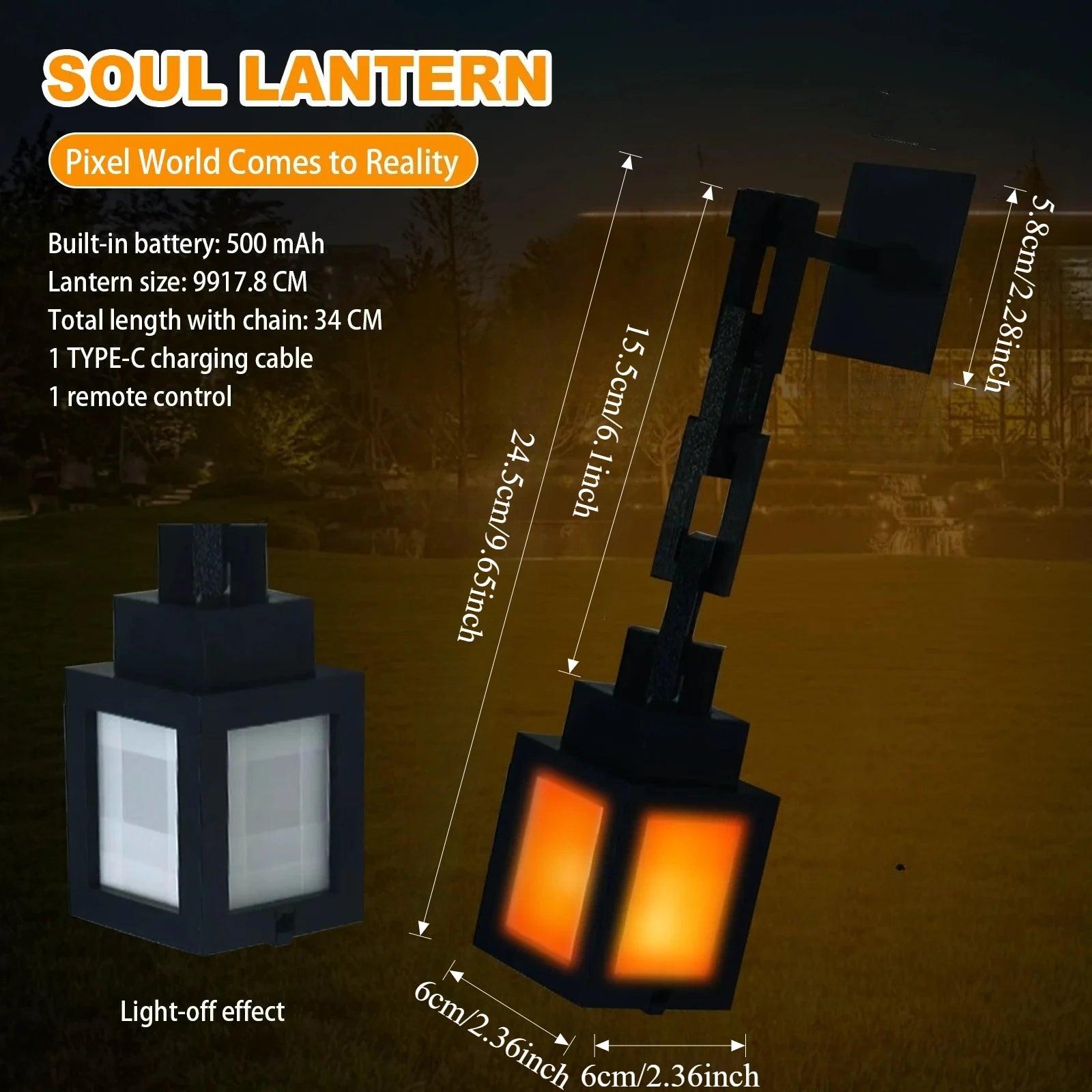 Minecraft Portable Lantern 