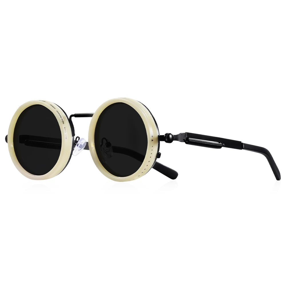 Polarized round Sunglasses Adjustable