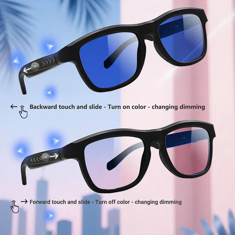 Touch Control Color Changing Sunglasses
