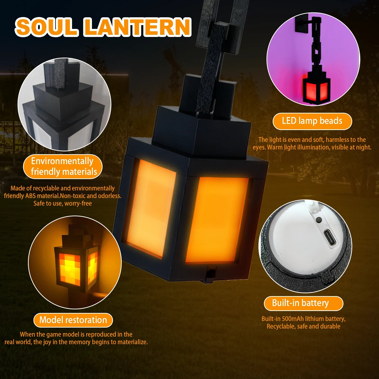 Minecraft Portable Lantern 