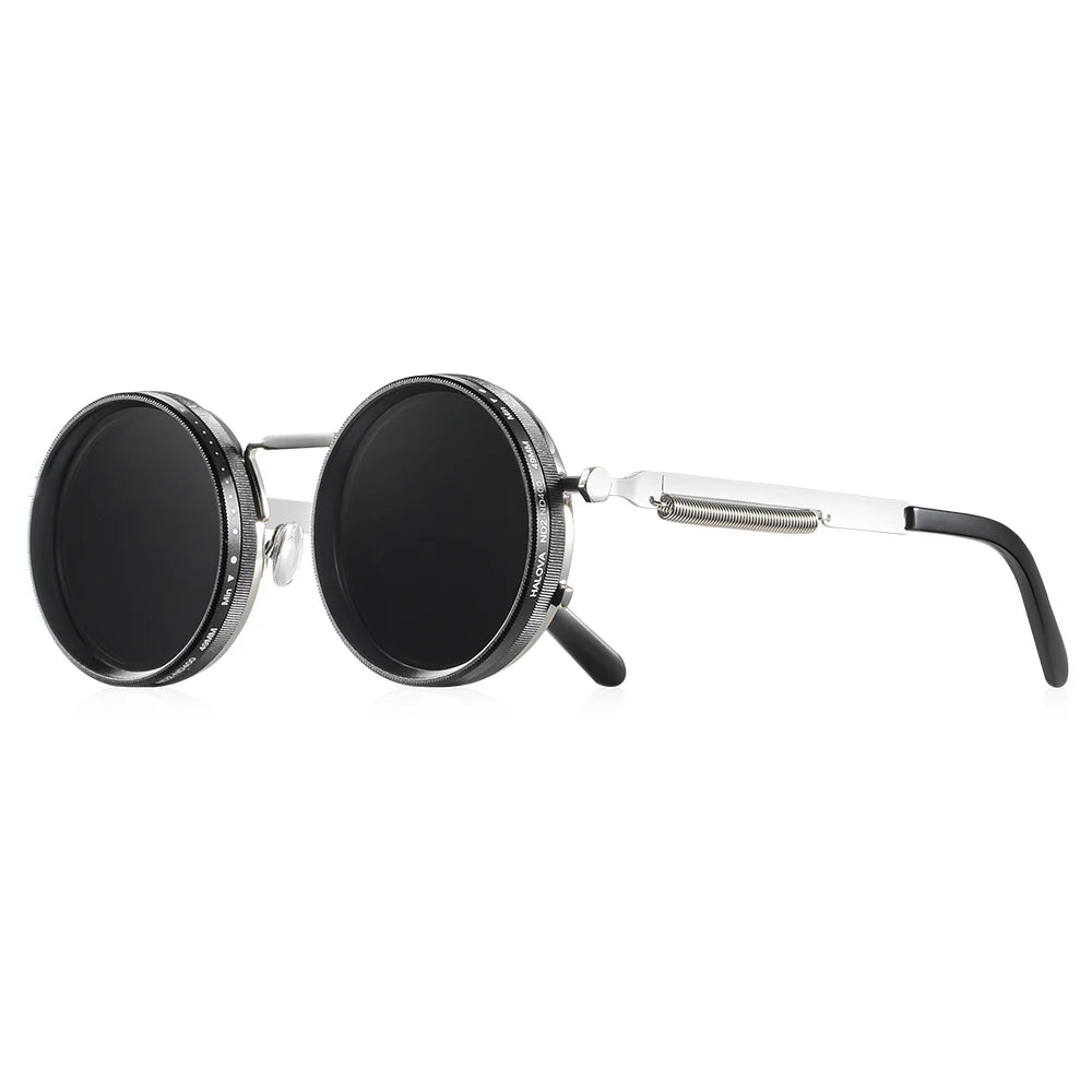 Polarized round Sunglasses Adjustable