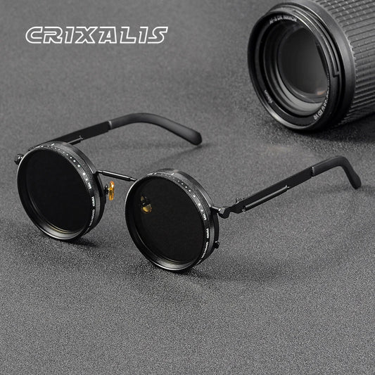 Polarized round Sunglasses Adjustable
