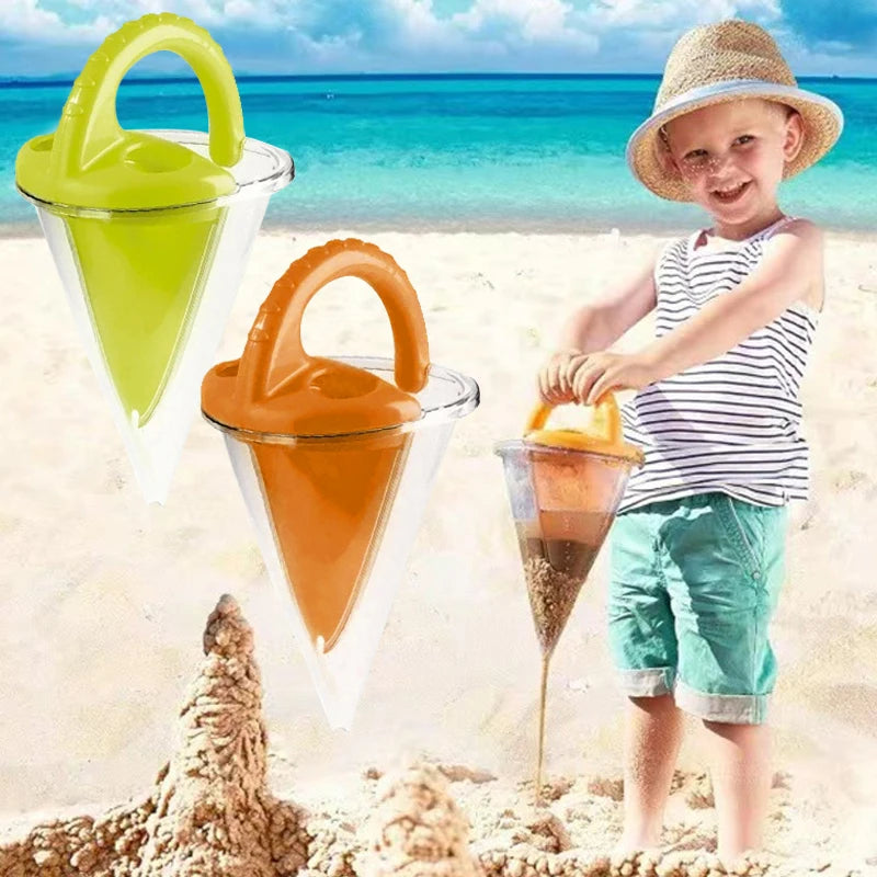 Beach Children Wash Sand Overflow Funnel 