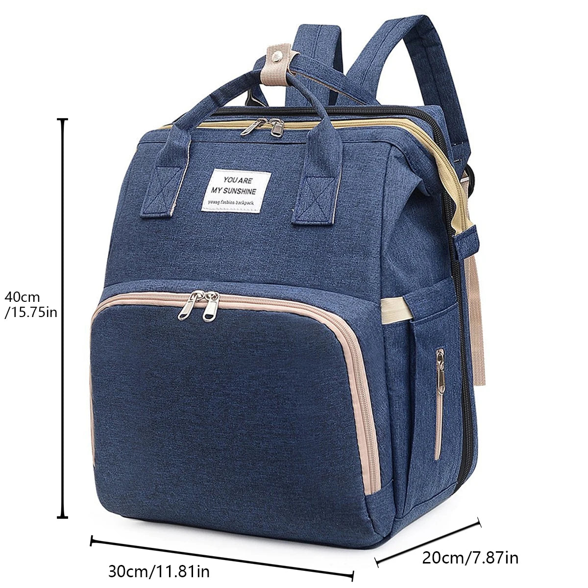 Foldable Bed Diaper Bag 