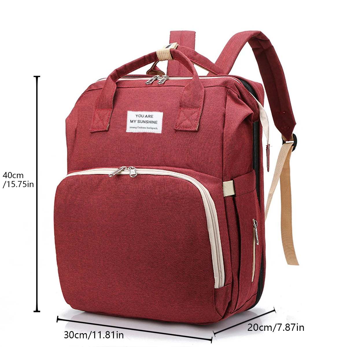 Foldable Bed Diaper Bag 