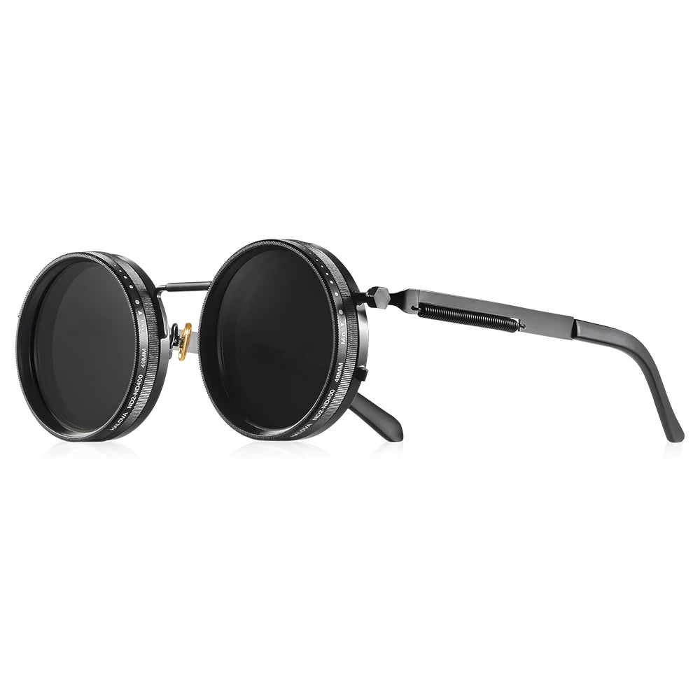 Polarized round Sunglasses Adjustable