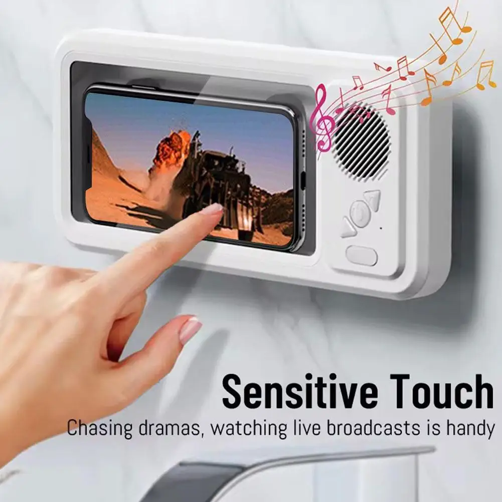 Waterproof Bluetooth Speaker Phone Holder