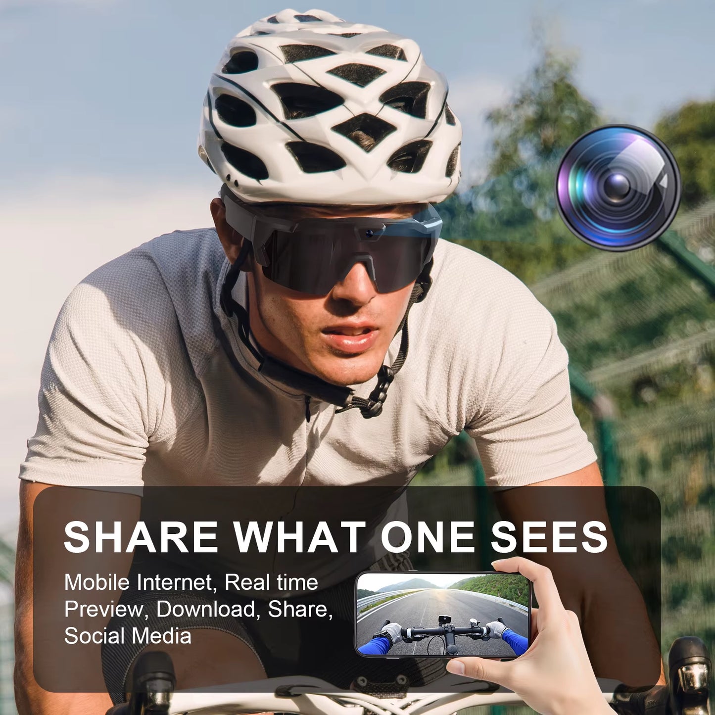 Glasses Action Camera Sunglasses 