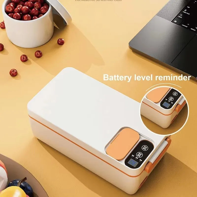 Multifunctional Stainless Steel Electric Lunch Box Travel Household Mini Electric Heating Lunch Box Self-Heating Lunch Box