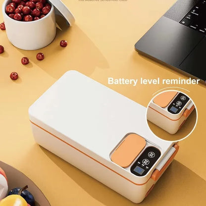 Multifunctional Stainless Steel Electric Lunch Box Travel Household Mini Electric Heating Lunch Box Self-Heating Lunch Box