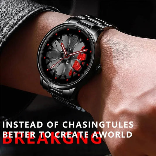 Fashion Mens Car Wheel Watches 