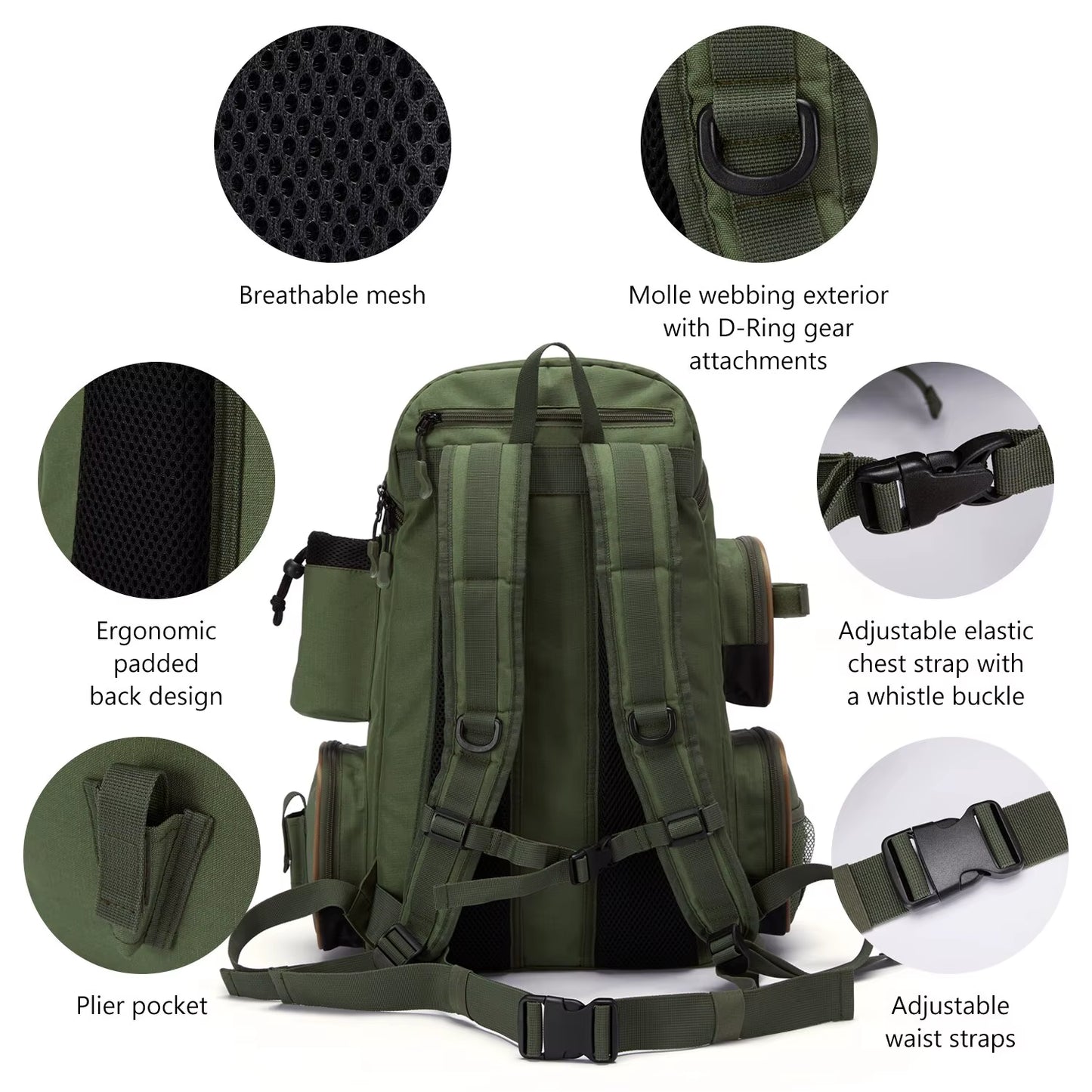Fishing Bag Tackle Backpack 