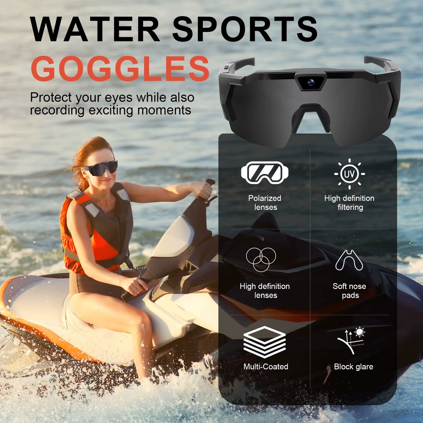 Glasses Action Camera Sunglasses 