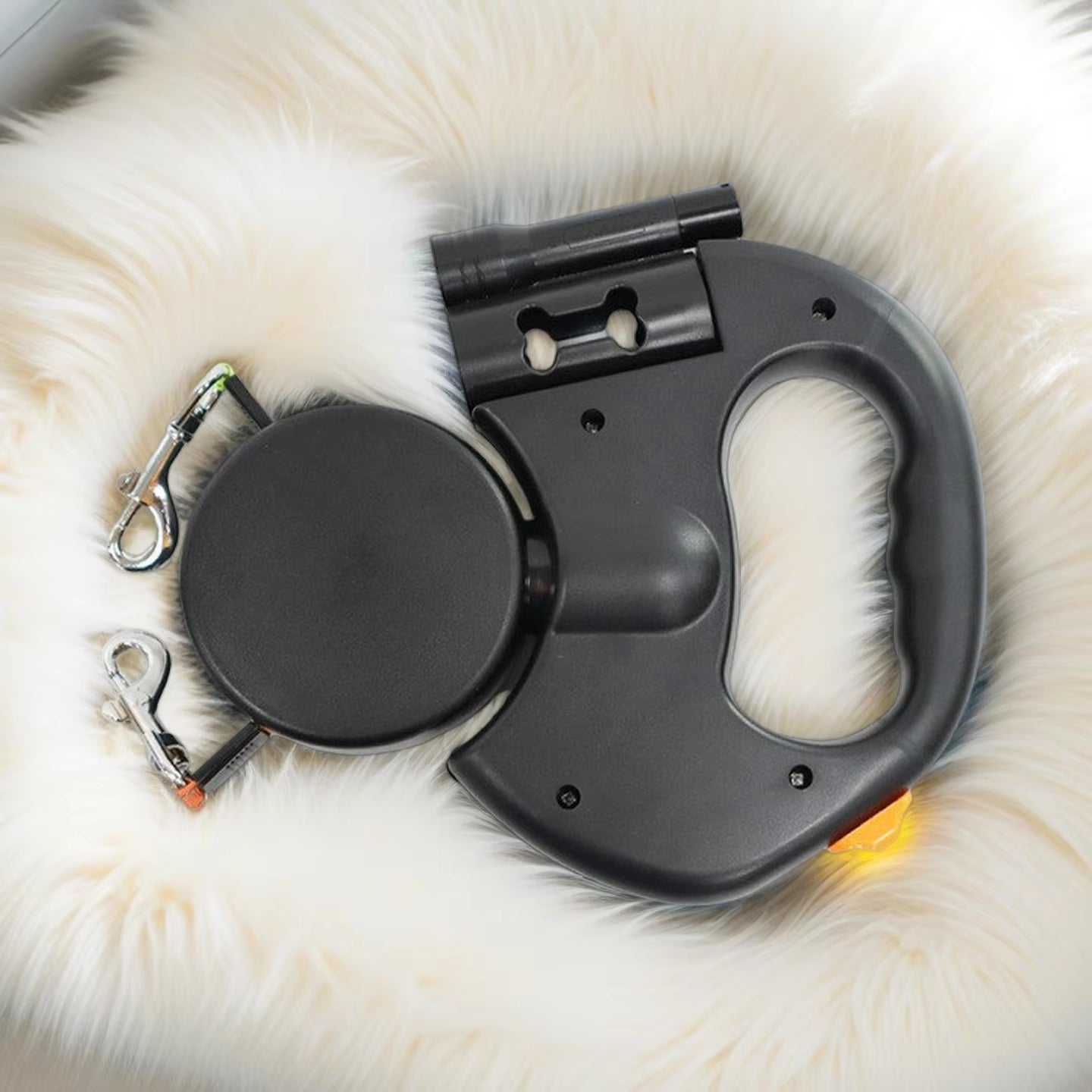 Retractable Dual Dog Leash 