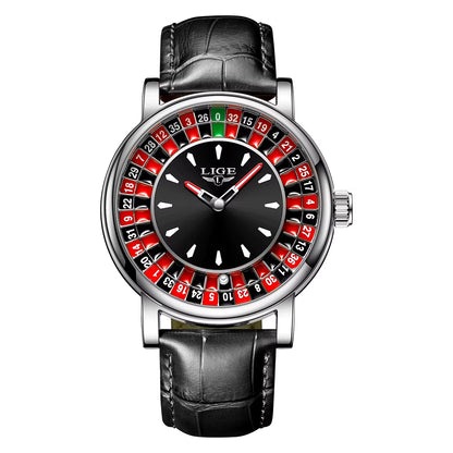 Fashion Men Watch Rotating Roulette