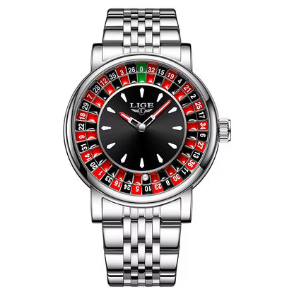 Fashion Men Watch Rotating Roulette