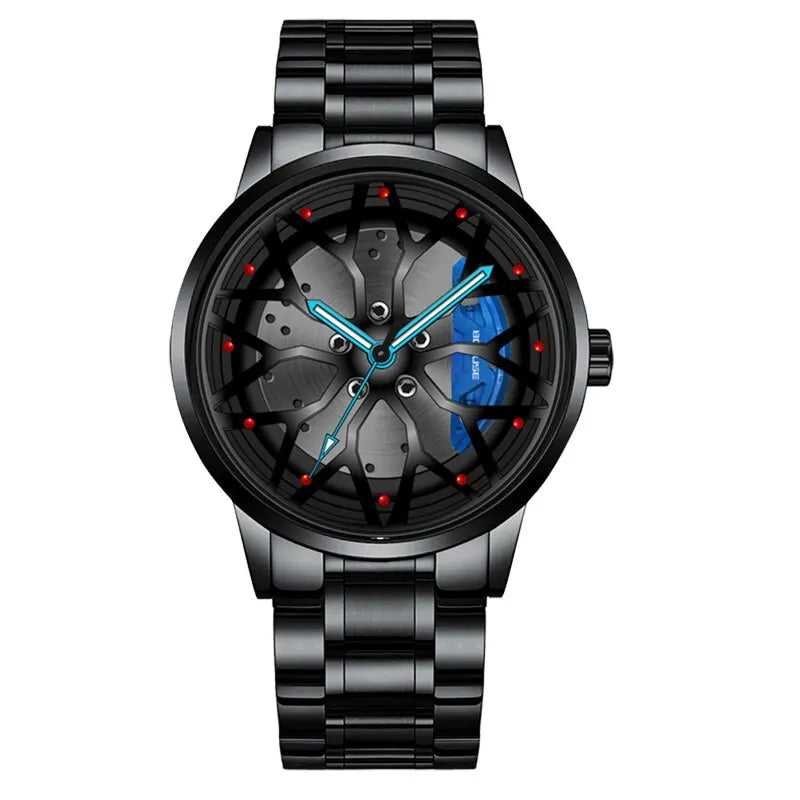 Fashion Mens Car Wheel Watches 