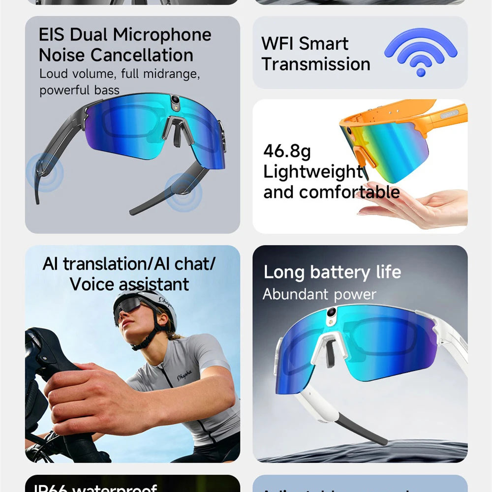 Cycling AI Smart Glasses